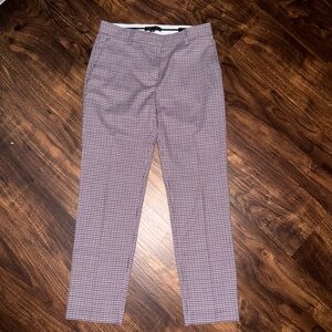 Ann Taylor Purple and White Dress Pants